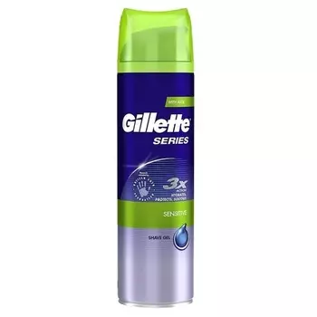 Серия гелей для бритья для чувствительной кожи, Gillette