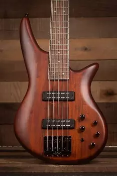 Серия Jackson JS Spectra Bass JS3V, Laurel FB, Морилка под грецкий орех Jackson JS Series Spectra Bass JSV Laurel Fingerboard Walnut S...