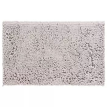 Серия ковриков для ванной PANA Chenille из микрофибры - различные варианты, размер: 50 x 80 см, цвета: бежевый