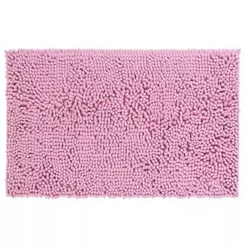 Серия ковриков для ванной PANA Chenille из микрофибры - различные варианты, размер: 60 x 100 см, цвета: розовый