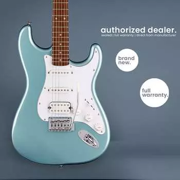 Серия Squier FSR Affinity | Strat HSS | Электрогитара | Ледяной синий металлик