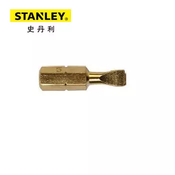 Серия STANLEY6,3MM, шлицевая головка винта с титановым покрытием SL4,0x25 мм (x10) 63-172T-23