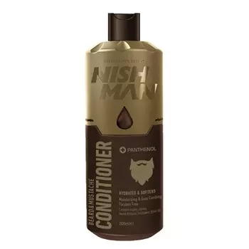 Серия ухода за бородой и усами Кондиционер для бороды и усов 200 мл, Nishman
