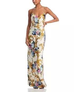 Серита Макси Платье L'AGENCE, мультиколор