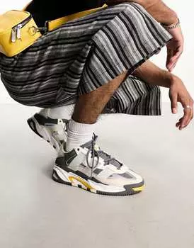 Серо-белые кроссовки adidas Originals Niteball