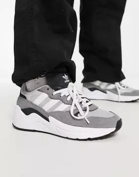 Серо-белые кроссовки adidas Originals Retropy Adisuper