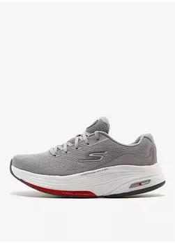 Серо-белые мужские кроссовки Skechers