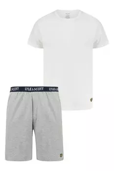 Серо-белый комплект домашней одежды Charlie Lyle & Scott, белый