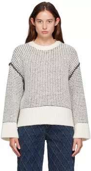 Серо-белый свитер Кэти rag & bone