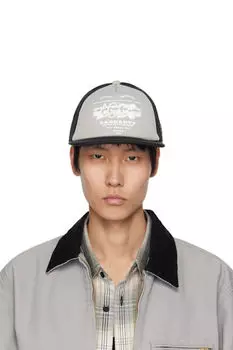 Серо-черная кепка Runaway Trucker Carhartt Work In Progress