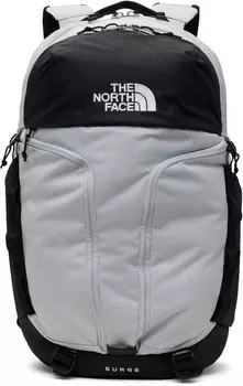 Серо-черный рюкзак Surge The North Face, Tin grey dark heather/TNF Black