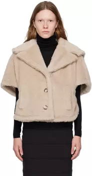 Серо-коричневая куртка Cambusa Max Mara