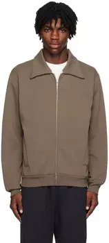 Серо-коричневая куртка на молнии Lady White Co.