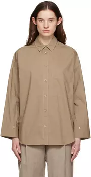Серо-коричневая рубашка Деррис by Malene Birger