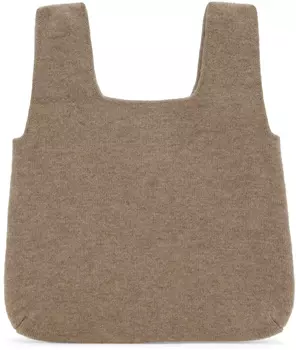 Серо-коричневая сумка-тоут Oma LISA YANG