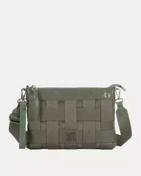 Серо-коричневая женская сумка через плечо Cross Devota & Lomba, цвет Kaki