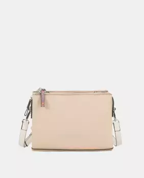 Серо-коричневая женская сумка через плечо Vario Devota & Lomba, цвет Topo