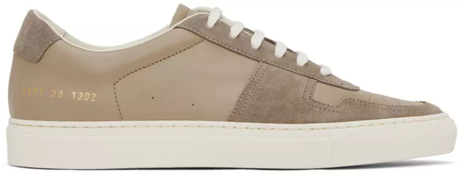 Серо-коричневые летние кроссовки BBall Common Projects