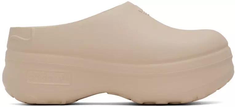 Серо-коричневые туфли Adifom Stan Smith Slip-on Adidas Originals