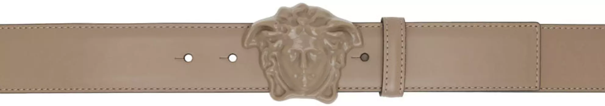 Серо-коричневый ремень 'La Medusa' Versace