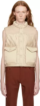 Серо-коричневый жилет Erica Puffer rag & bone