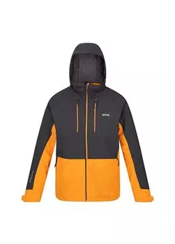 Серо-оранжевая мужская куртка стандартного кроя с капюшоном RMP344 Highton Str III Regatta, серый/оранжевый