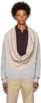 Серо-розовый свитер Bless «Водопад»