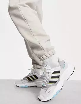 Серо-синие кроссовки adidas Originals Retropy F90