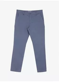 Серо-синие мужские брюки 4BX012420001 Beymen Business, серый/синий