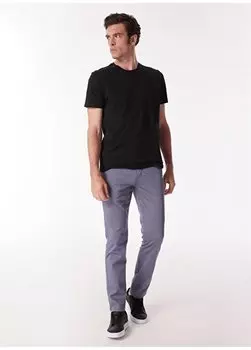 Серо-синие мужские брюки 4BX012420002 Beymen Business, серый/синий