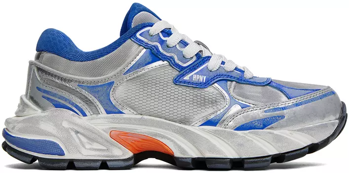 Серо-синие винтажные кроссовки Block Stepper Heron Preston