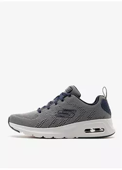 Серо-темно-синие мужские прогулочные туфли Skechers