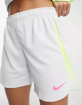 Серо-желтые шорты Nike Football Strike Dri-Fit