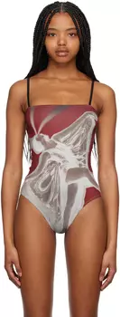 Серое боди с танцующей бабочкой ELLISS