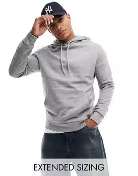 Серое худи с вереском ASOS DESIGN