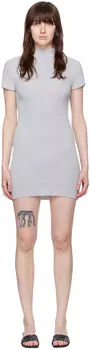 Серое мини-платье Merlo Paloma Wool