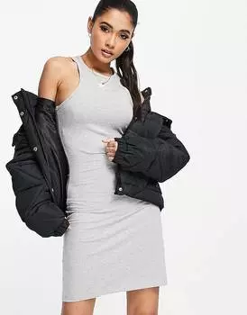 Серое облегающее платье adidas Originals essentials