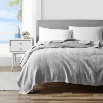 Серое одеяло Nautica Chevron King, цвет Assorted B