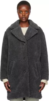 Серое пальто Nicolette A.P.C.
