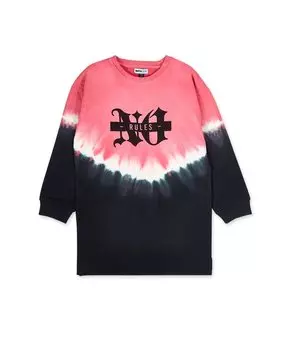 Серое трикотажное платье для девочки Tuc tuc, серый