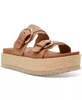 Серпент Дабл Бэнд Платформа Сандалии с двойной перемычкой DV Dolce Vita, коричневый