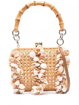 SERPUI плетеная сумка Giulia, нейтральный цвет