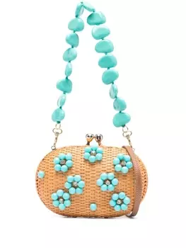 SERPUI плетеная сумка Olivine, нейтральный цвет