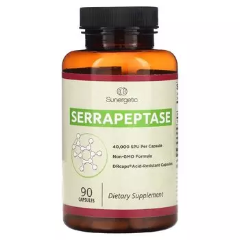 Серрапептаза Sunergetic, 90 капсул