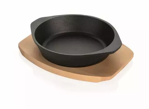 Сервировочная кастрюля с деревянной подставкой TAMLED