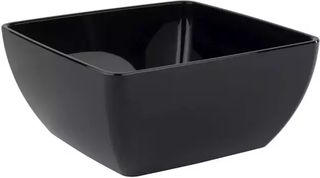 Сервировочная миска APS, 1 шт., пластик, из перерабатываемого материала, 25х25 см 25х12х25 см, черный