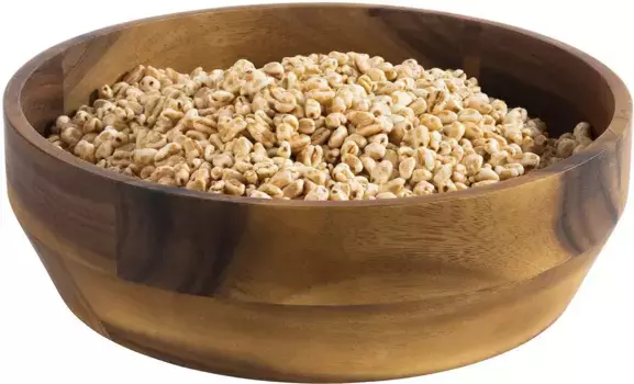 Сервировочная миска APS "АКАЦИЯ", 1 шт., изготовлена из дерева, дерево 21 см, коричневый