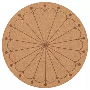 Сервировочная салфетка Ikea Svartvide 35см, коричневый