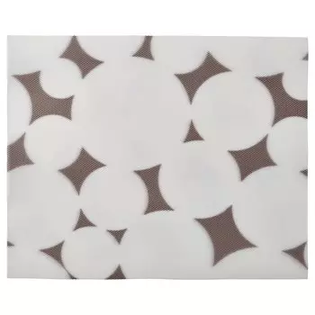 Сервировочная салфетка Ikea Varklynne 36x29, коричневый/белый