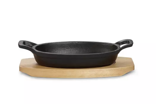 Сервировочная сковорода Echtwerk, 15,5x3x9,5 см, коричневый/черный